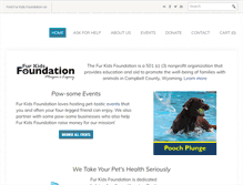 Tablet Screenshot of furkidsfoundation.org